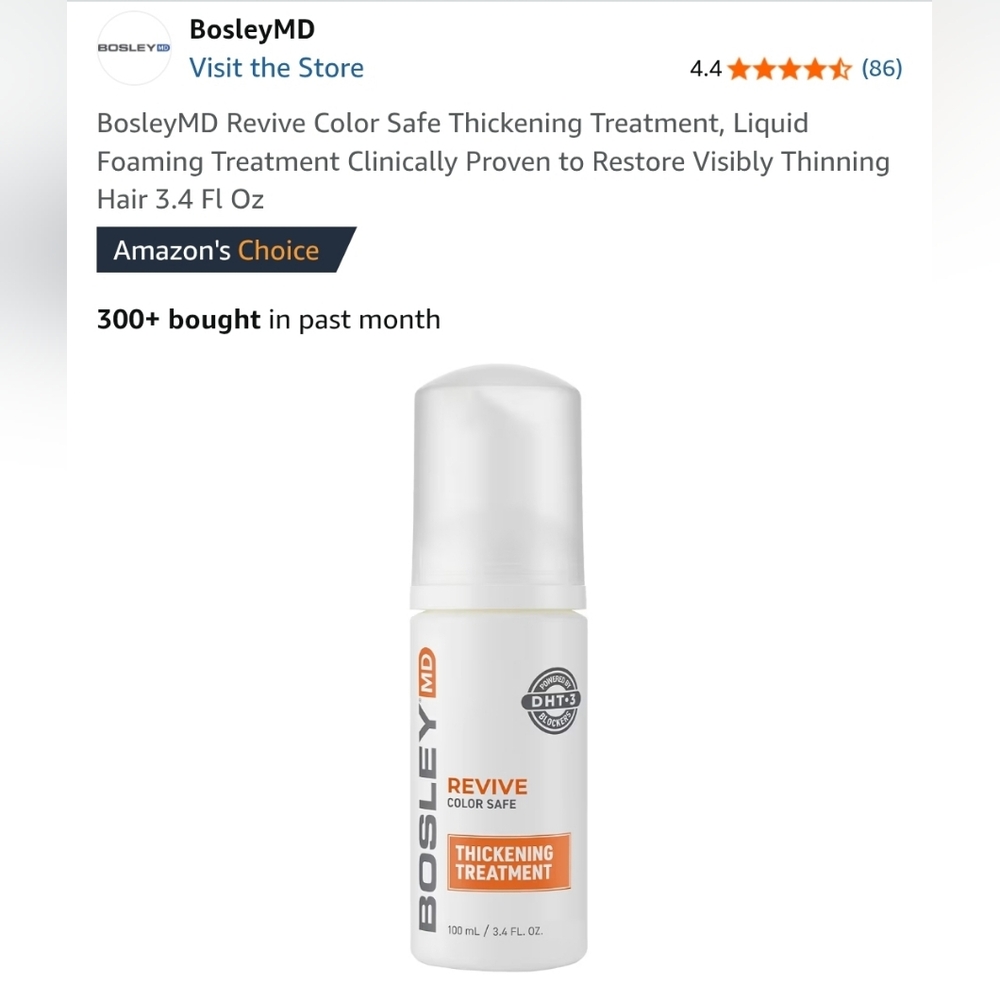 BosleyMD Revive Color Safe Thickening Treatment